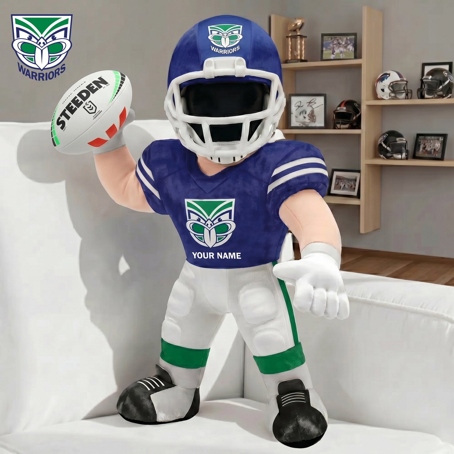 PREMUM NRL X WAR Players Custom Shape Pillow Custom Name Gifts FOR FAN NDT VHM 250526