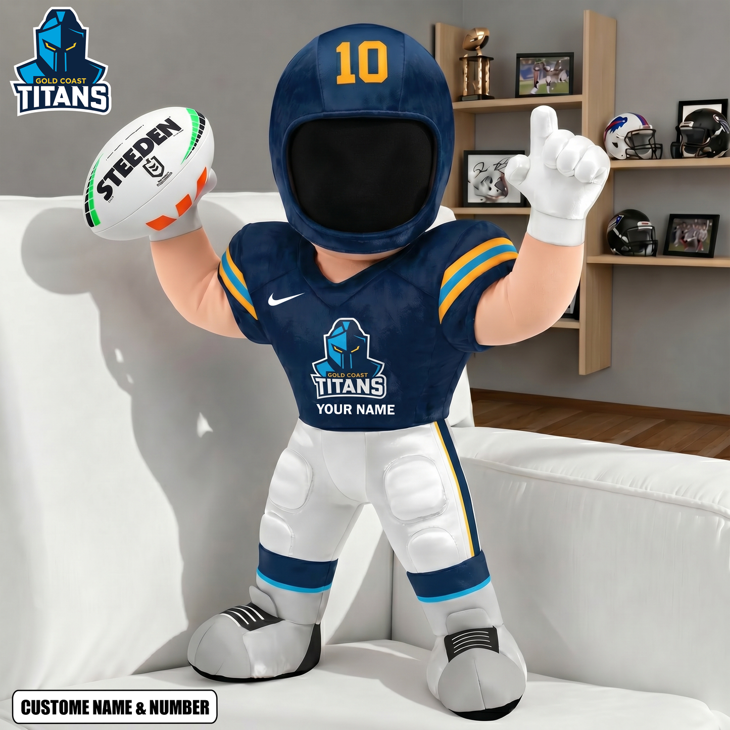 PREMUM NRL X GCT Players Custom Shape Pillow  Gifts FOR FAN NDT VHM 260526