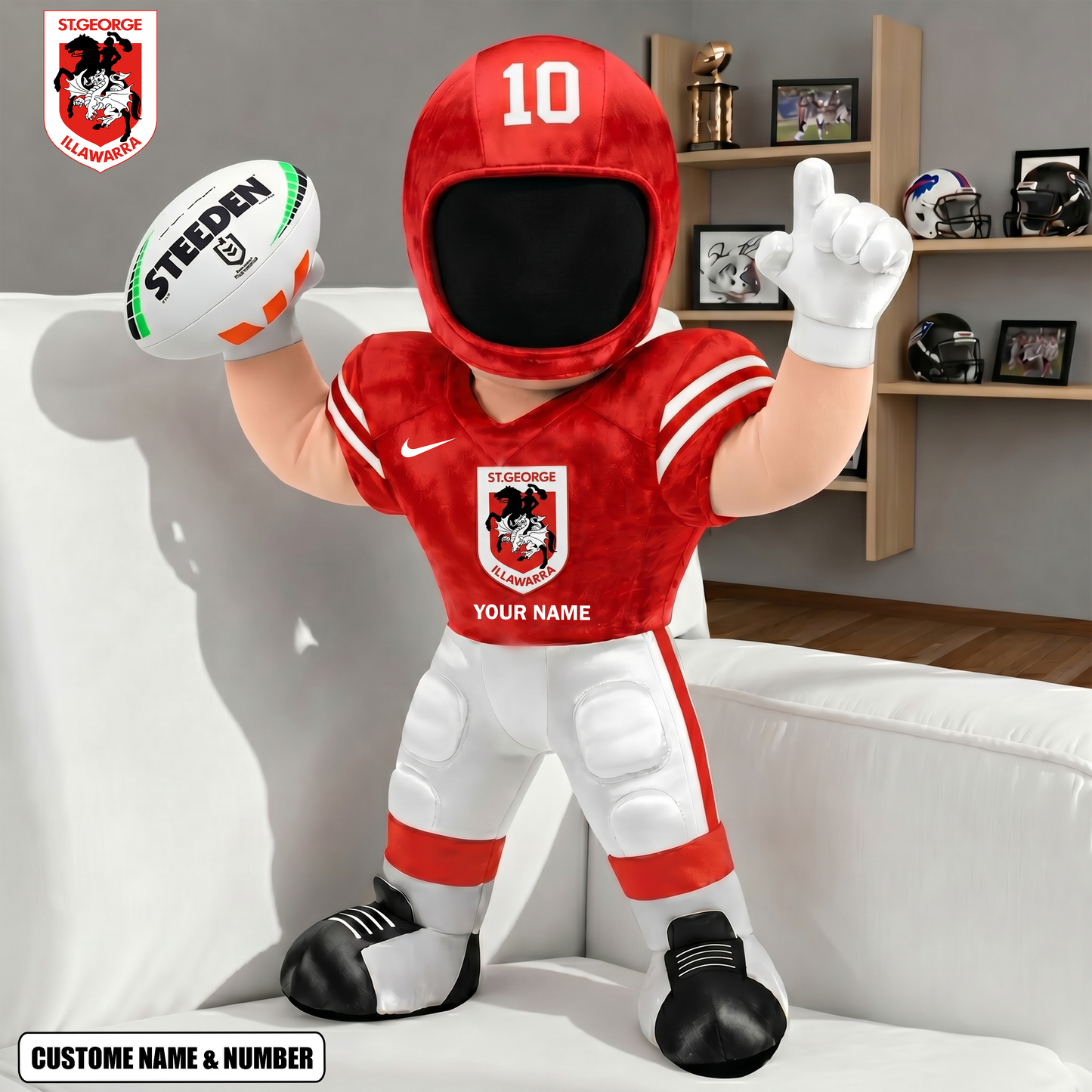 PREMUM NRL X SGID Players Custom Shape Pillow  Gifts FOR FAN NDT VHM 260526
