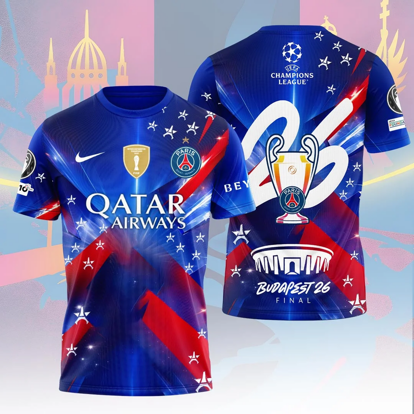 PSG Champions League Final 2026 3D Shirt V7 1405 DatND DVT