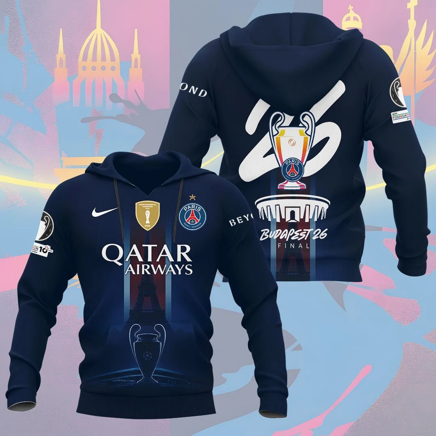 PSG Champions League Final 2026 3D Shirt V9 1405 DatND DVT