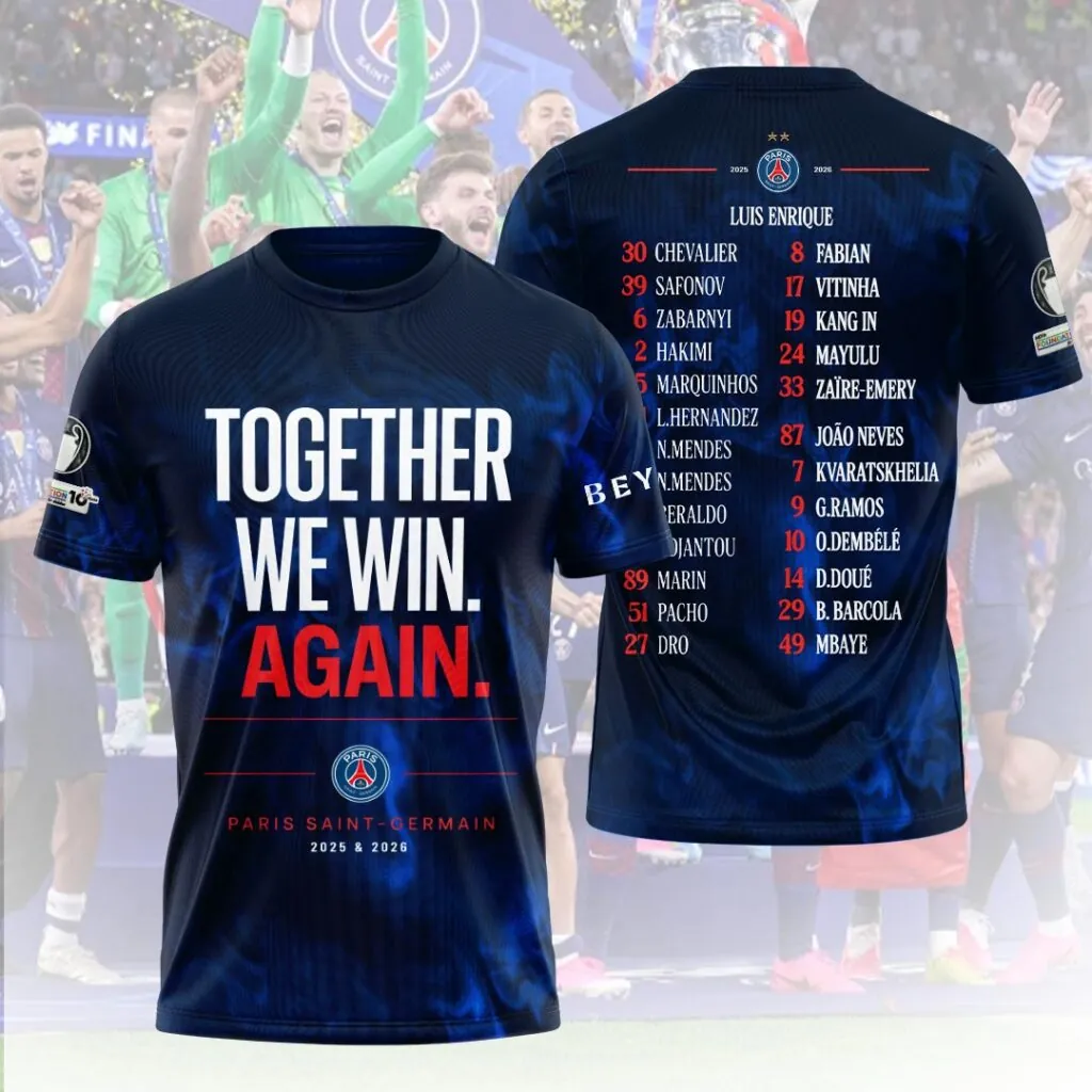 PSG Champions of Europe 2526 3D Shirt V16 0106 DatND DVT