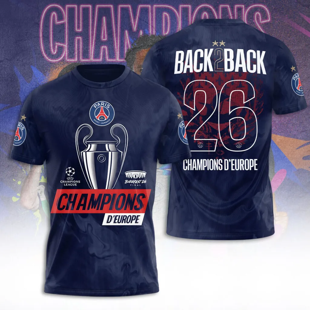 PSG Champions of Europe 2526 3D Shirt V18 0106 DatND DVT
