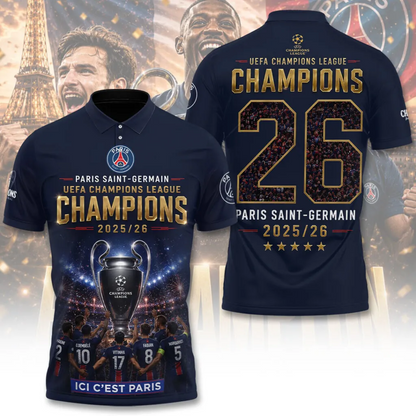 PSG Champions of Europe 2526 3D Shirt V19 0106 DatND DVT