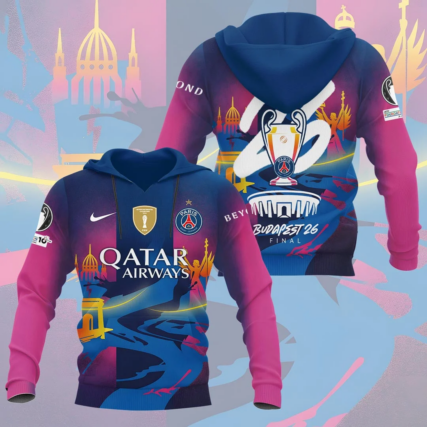 PSG F.C Champions League Final 2026 3D Shirt V3 0805 DatND dvt