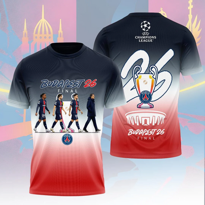 PSG F.C Champions League Final 2026 3D Shirt V4 0805 DatND dvt