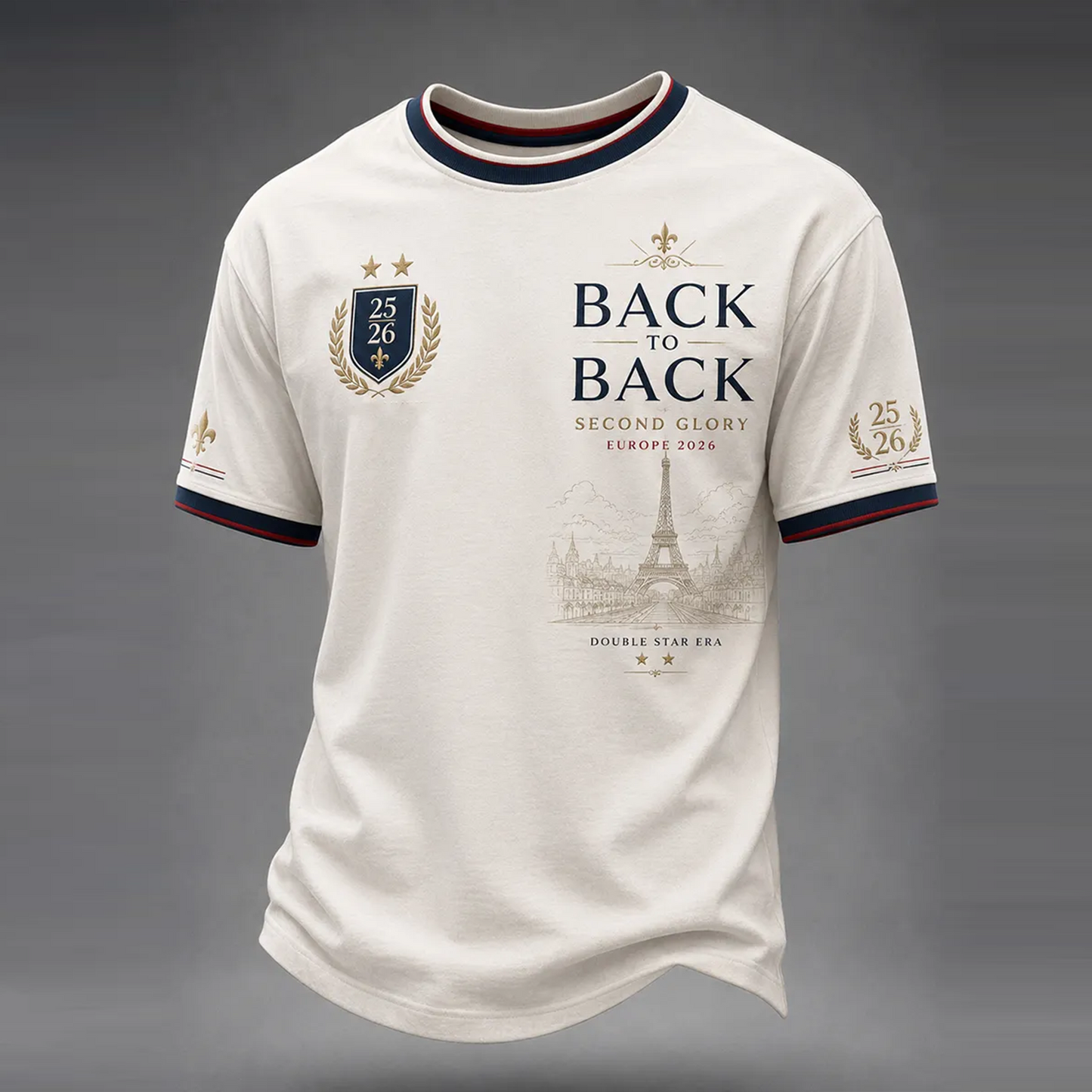 PSG UEFA Champions League Champions TShirt V4 0106 DatND DVT