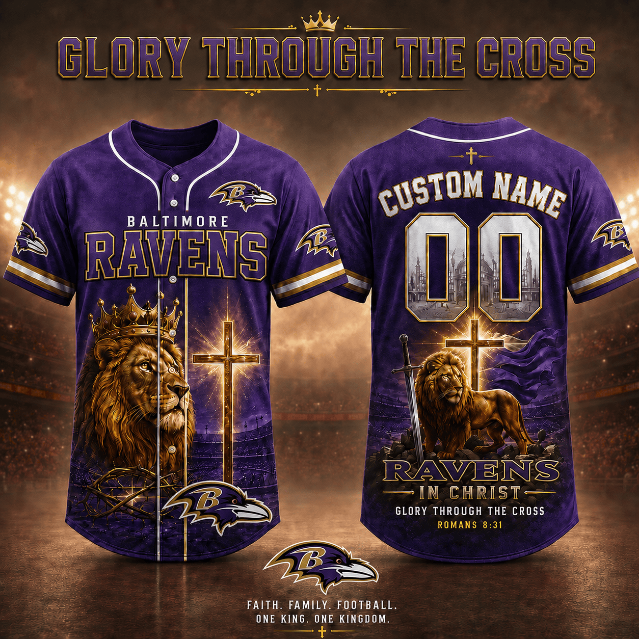 Personalized BR x NFL Luxury V2 Baseball Jersey 160626
