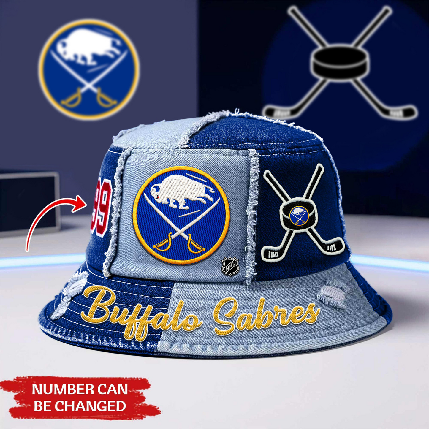 Premium BUF x NHL Bucket Hat DATND TANTD 080526