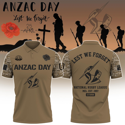 Premium MEL x Anzac Day Shirt DATND TANTD