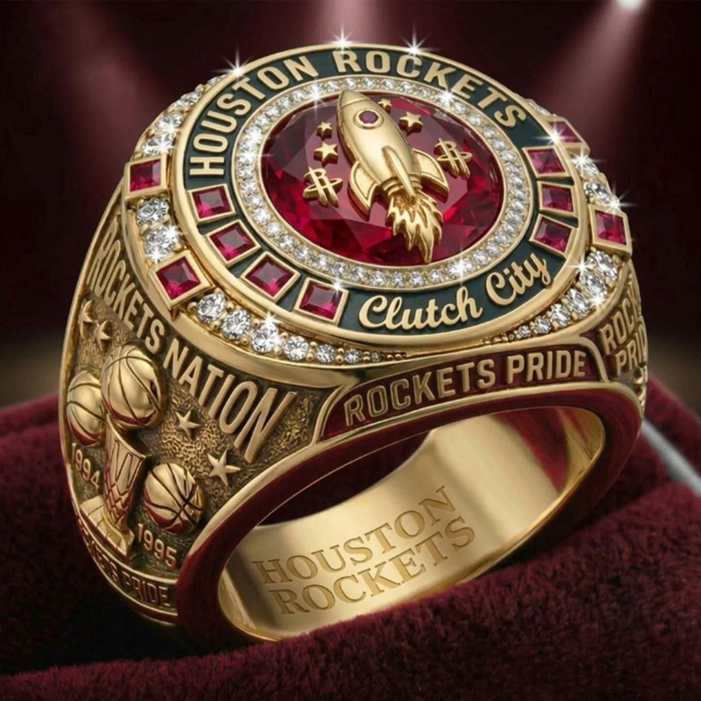 Premium NBA x HOU Ring DATND TANTD 230426