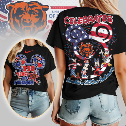 Premium NFL X CB1 Mouse  Celebrates America 250th Anniversary Women Shirt NDT LVH