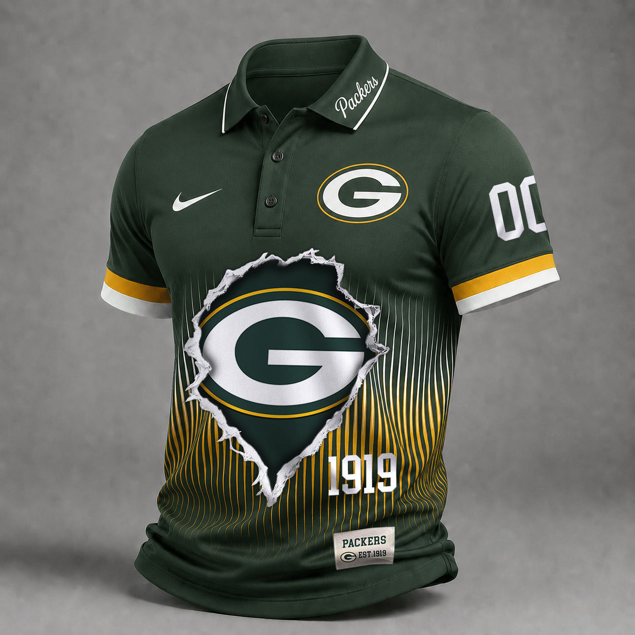 Premium NFL X GB Performance Polo V3 Shirt FOR SUMMER HOLIDAY 120626