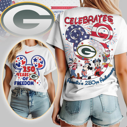 Premium NFL X GBP Mouse  Celebrates America 250th Anniversary Women Shirt NDT LVH
