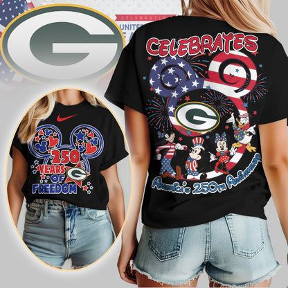 Premium NFL X GBP Mouse  Celebrates America 250th Anniversary Women Shirt NDT LVH
