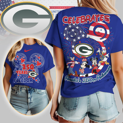 Premium NFL X GBP Mouse  Celebrates America 250th Anniversary Women Shirt NDT LVH