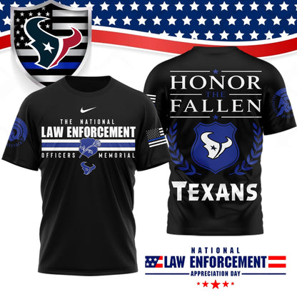 Premium NFL X HOU The National Law Enforcement 3D Shirt NDT LVH 050626