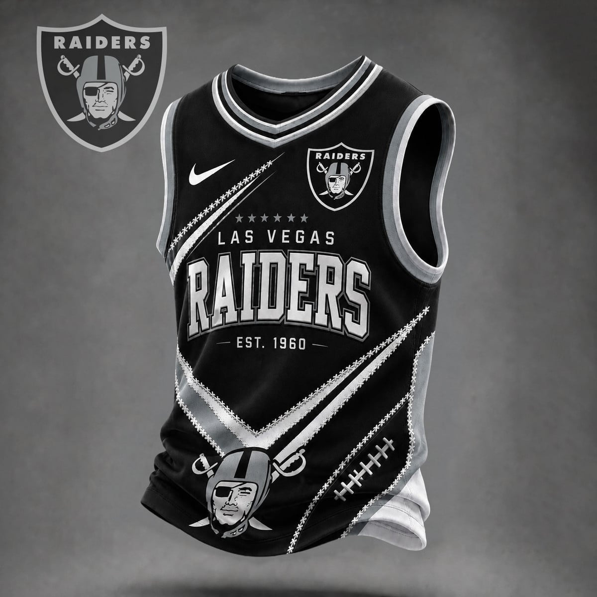 Premium NFL X LV Game Day V-neck Tank Top Shirt NDT NHM 030626