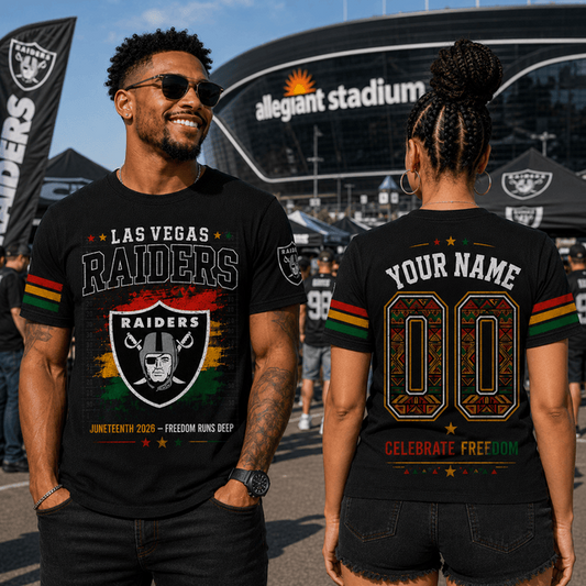 Premium NFL  X LVR Juneteenth 2026  Shirt Personalized Gift For Fan NDT VHM 090626