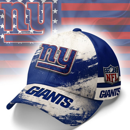 Premium NFL X NYG Grunge Style Team Cap 030726