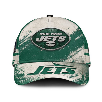 Premium NFL X NYJ  Grunge Style Team Cap 030726