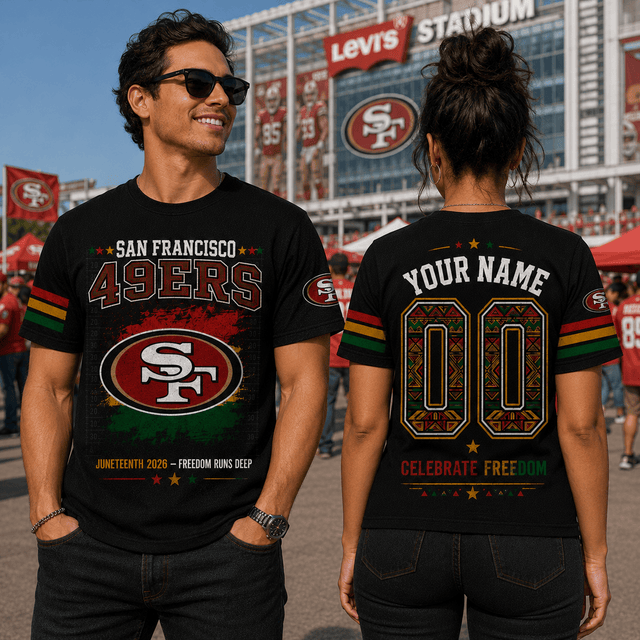 Premium NFL  X SF Juneteenth 2026  Shirt Personalized Gift For Fan NDT VHM 090626