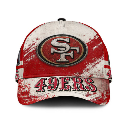 Premium NFL X SF49 Grunge Style Team Cap 030726