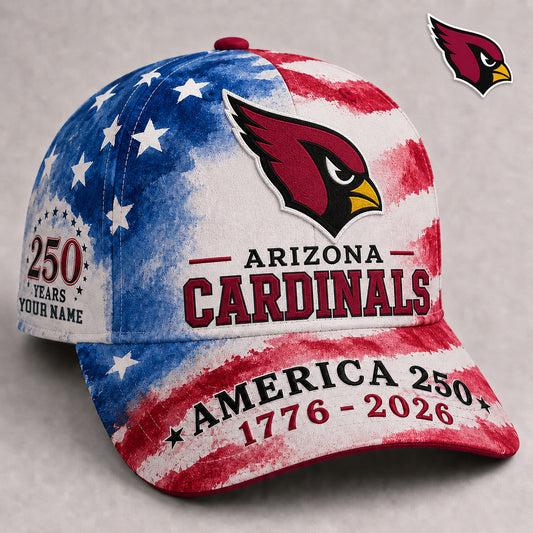 Premium NFL x ARI 250 Years Of Freedom Custome Name Cap 160626