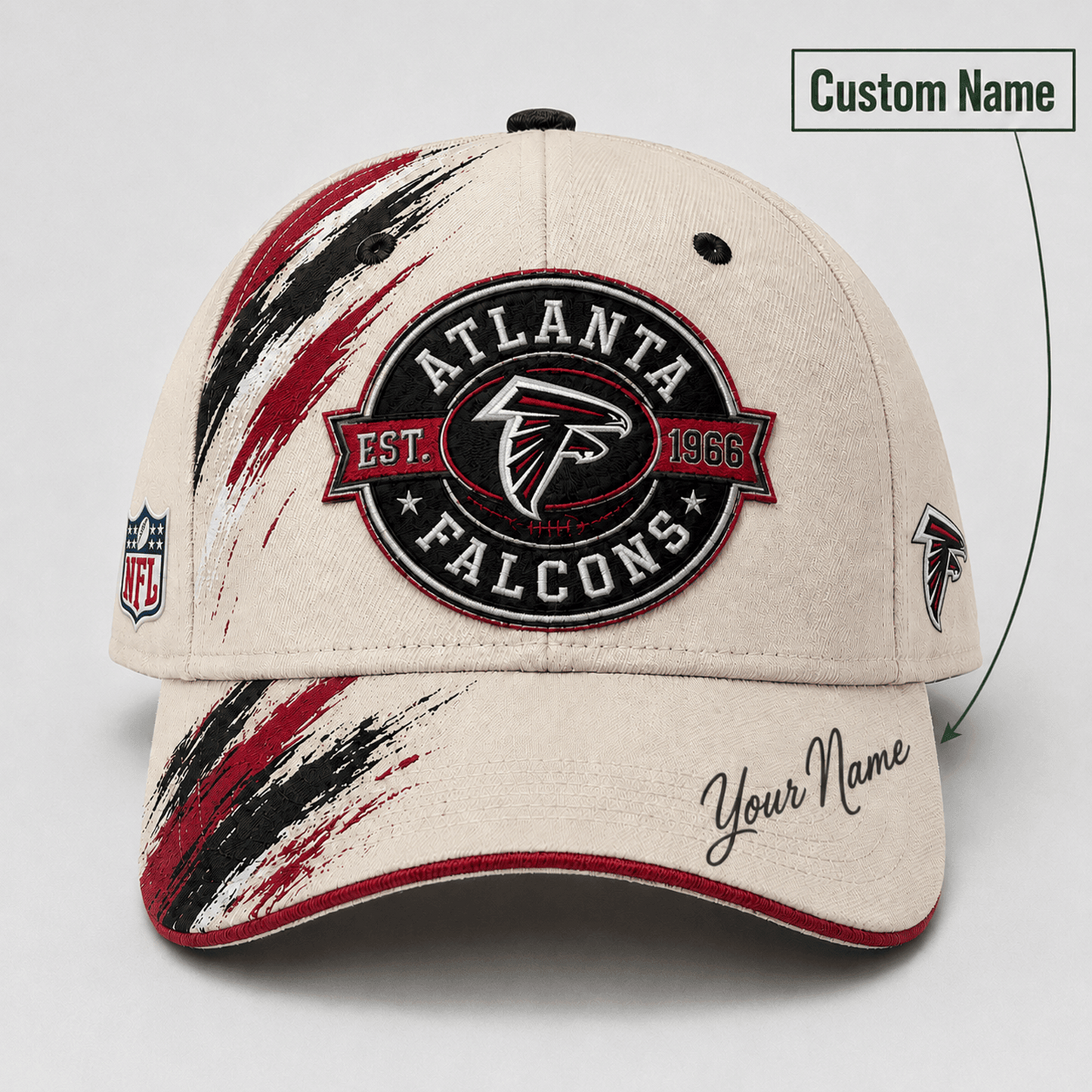 Premium NFL x ATL Custom Name Cap For Football Fans Loving Sporty Style 030726