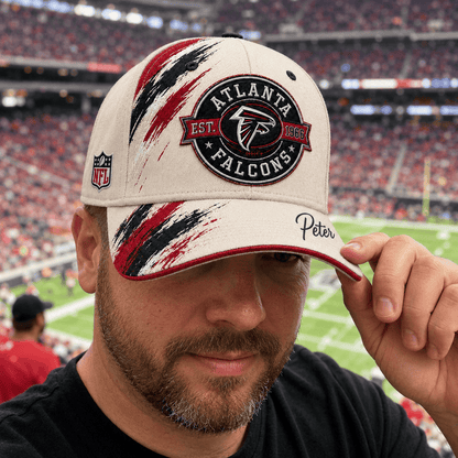 Premium NFL x ATL Custom Name Cap For Football Fans Loving Sporty Style 030726