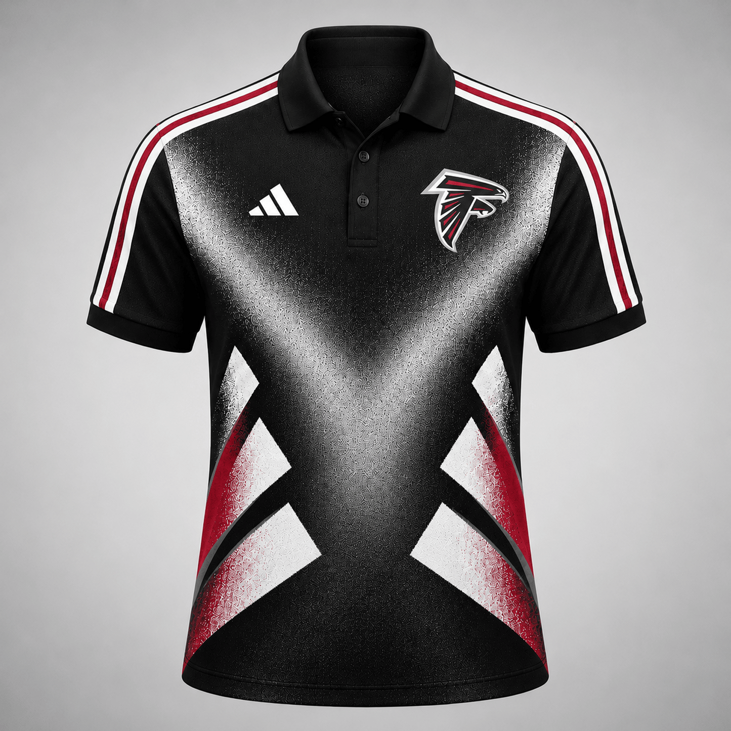 Premium NFL x ATL Sports Fan Geometric Pattern Polo Shirt 270626