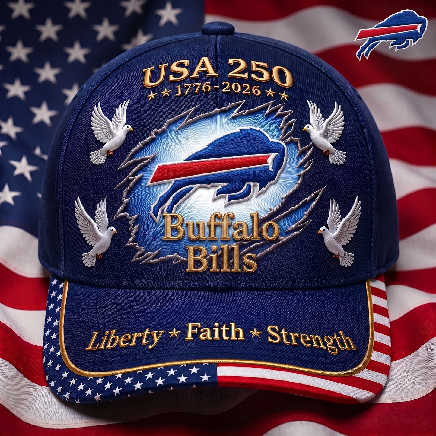 Premium NFL x BB 250 Years Anniversary Of Freedom Cap V3  260626