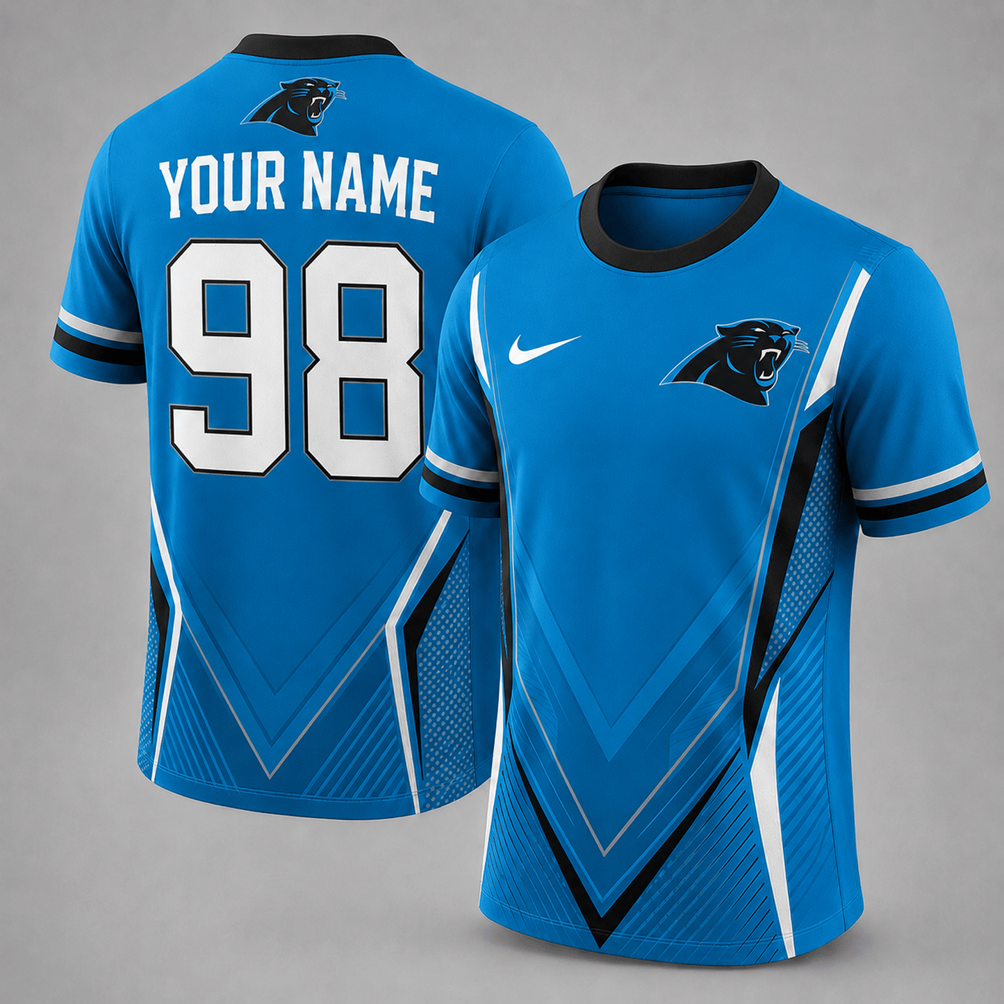 Premium NFL x CAR Custom Name Number Personalized Athletic T-Shirt 220626