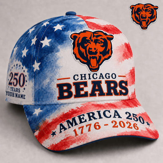Premium NFL x CHI 250 Years Of Freedom Custome Name Cap 160626