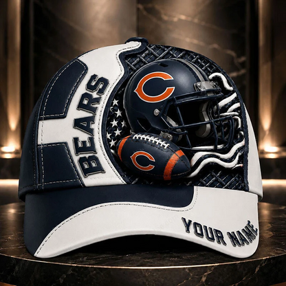 Premium NFL x CHI 3D Custom Cap DATND TANTD 280526
