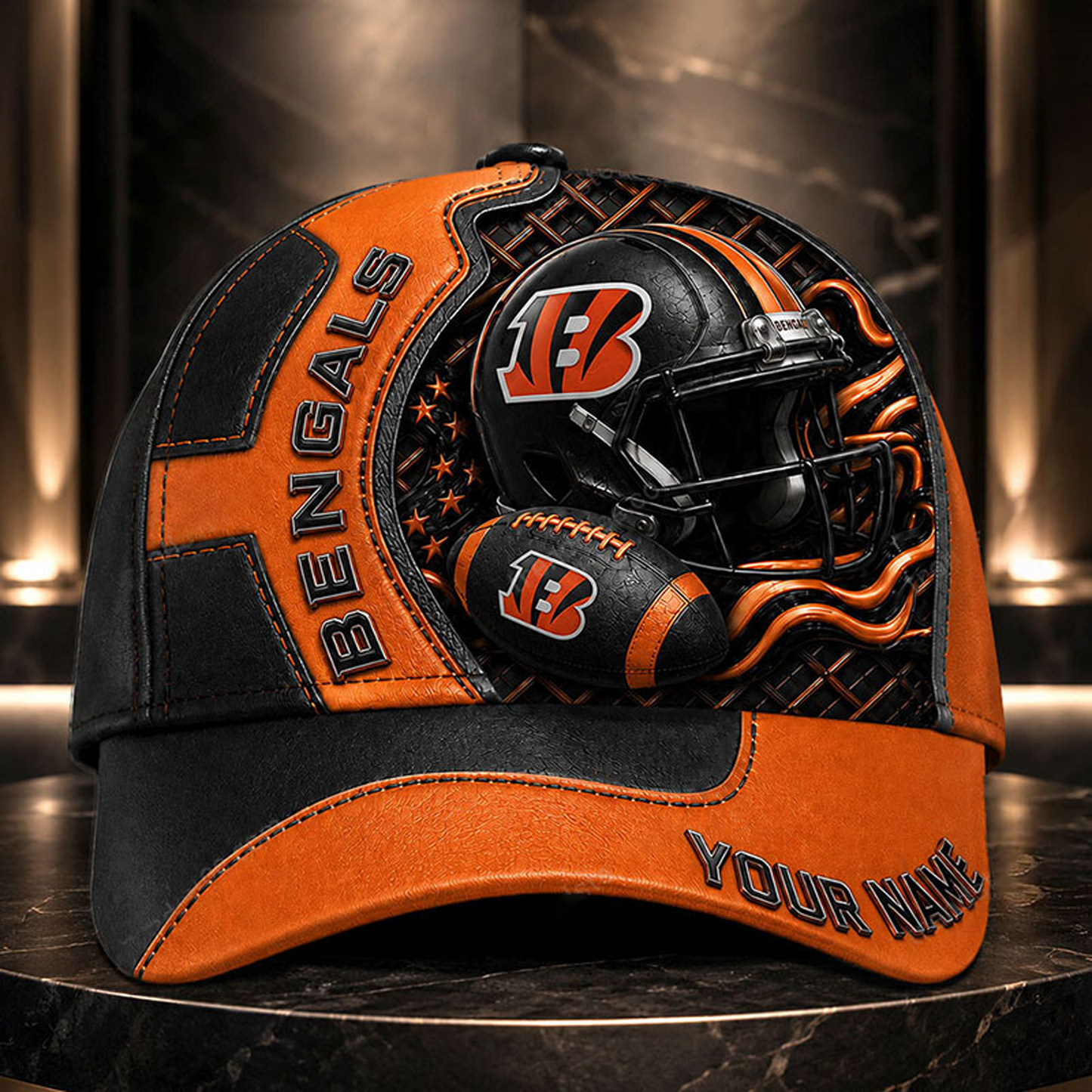 Premium NFL x CIN 3D Custom Cap DATND TANTD 280526