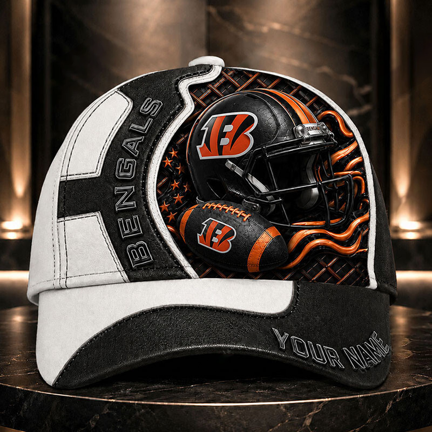 Premium NFL x CIN 3D Custom Cap DATND TANTD 280526