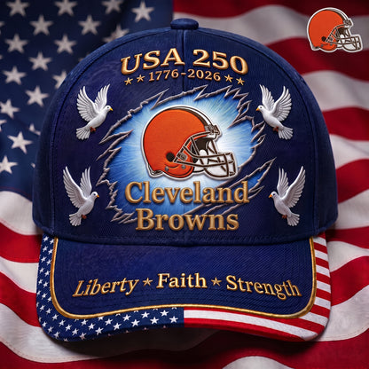 Premium NFL x CLE 250 Years Anniversary Of Freedom Cap V3  260626