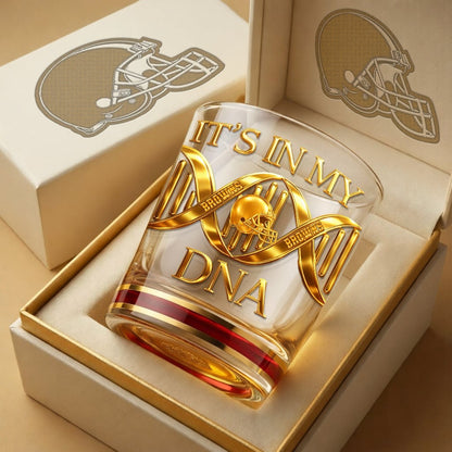 Premium NFL x CLE Game Day Whiskey Glass NDT NHM 270126