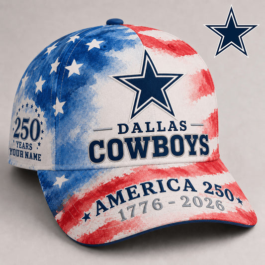 Premium NFL x DAL 250 Years Of Freedom Custome Name Cap 160626