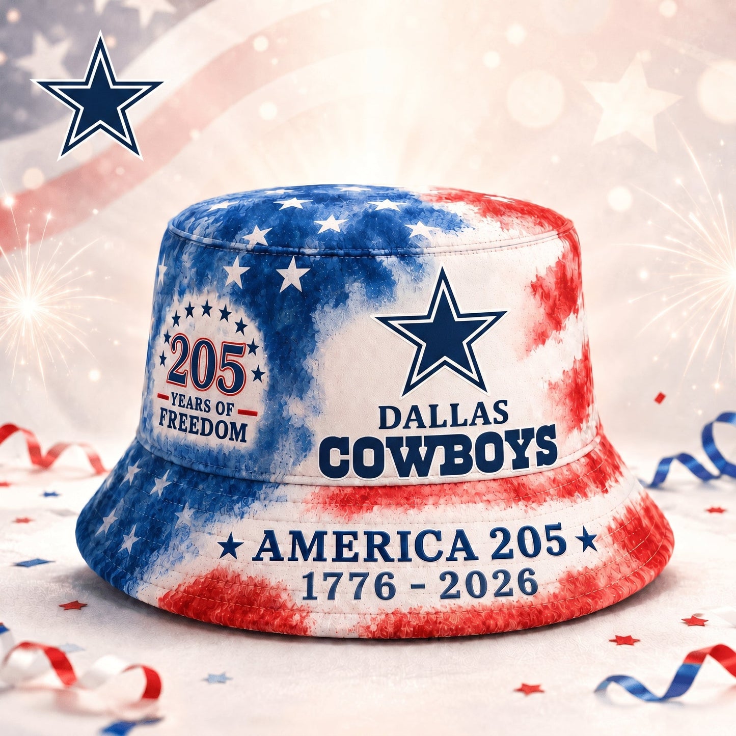 Premium NFL x DC 250 Years Of Freedom Bucket Hat 120625