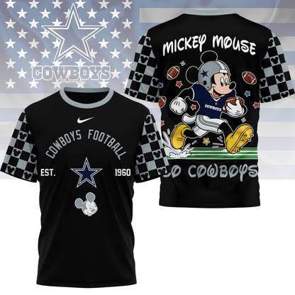 Premium NFL  x DC Mouse Football 3D Shirt NDT VHM