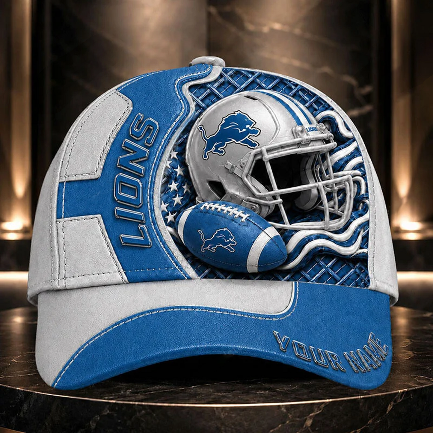Premium NFL x DET 3D Custom Cap DATND TANTD 280526