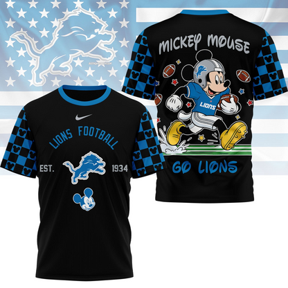 Premium NFL  x DL Mouse Football 3D Shirt NDT VHM