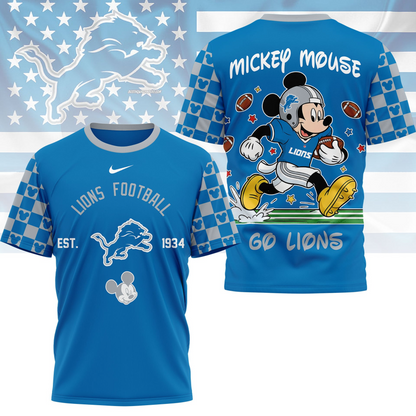 Premium NFL  x DL Mouse Football 3D Shirt NDT VHM