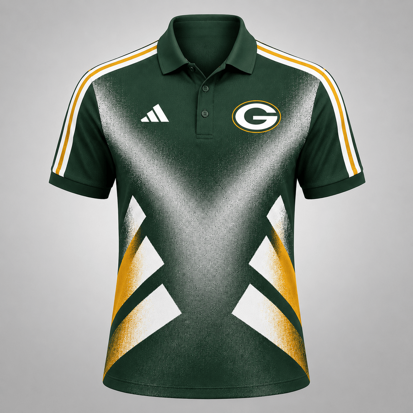 Premium NFL x GB Sports Fan Geometric Pattern Polo Shirt 270626