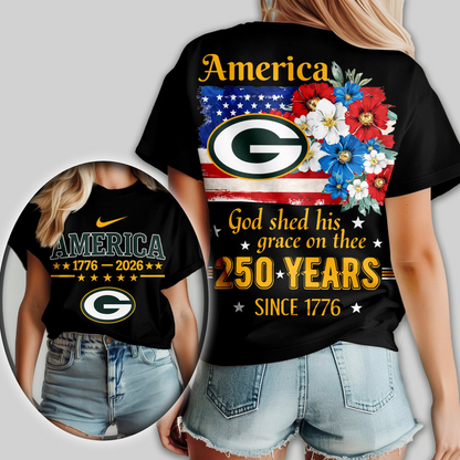 Premium NFL x GBP America God Shed His Grace On Thee Women Shirt NDT VHM