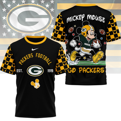 Premium NFL  x GBP Mouse Football 3D Shirt NDT VHM