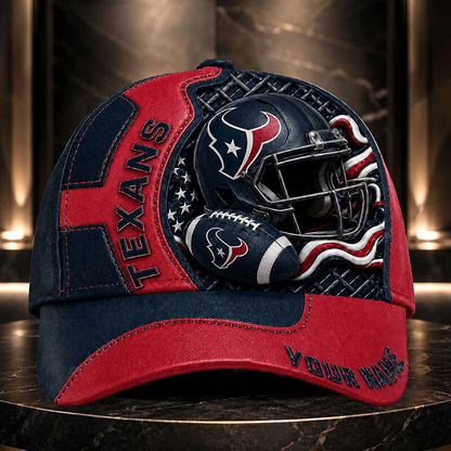 Premium NFL x HOU 3D Custom Cap DATND TANTD 280526