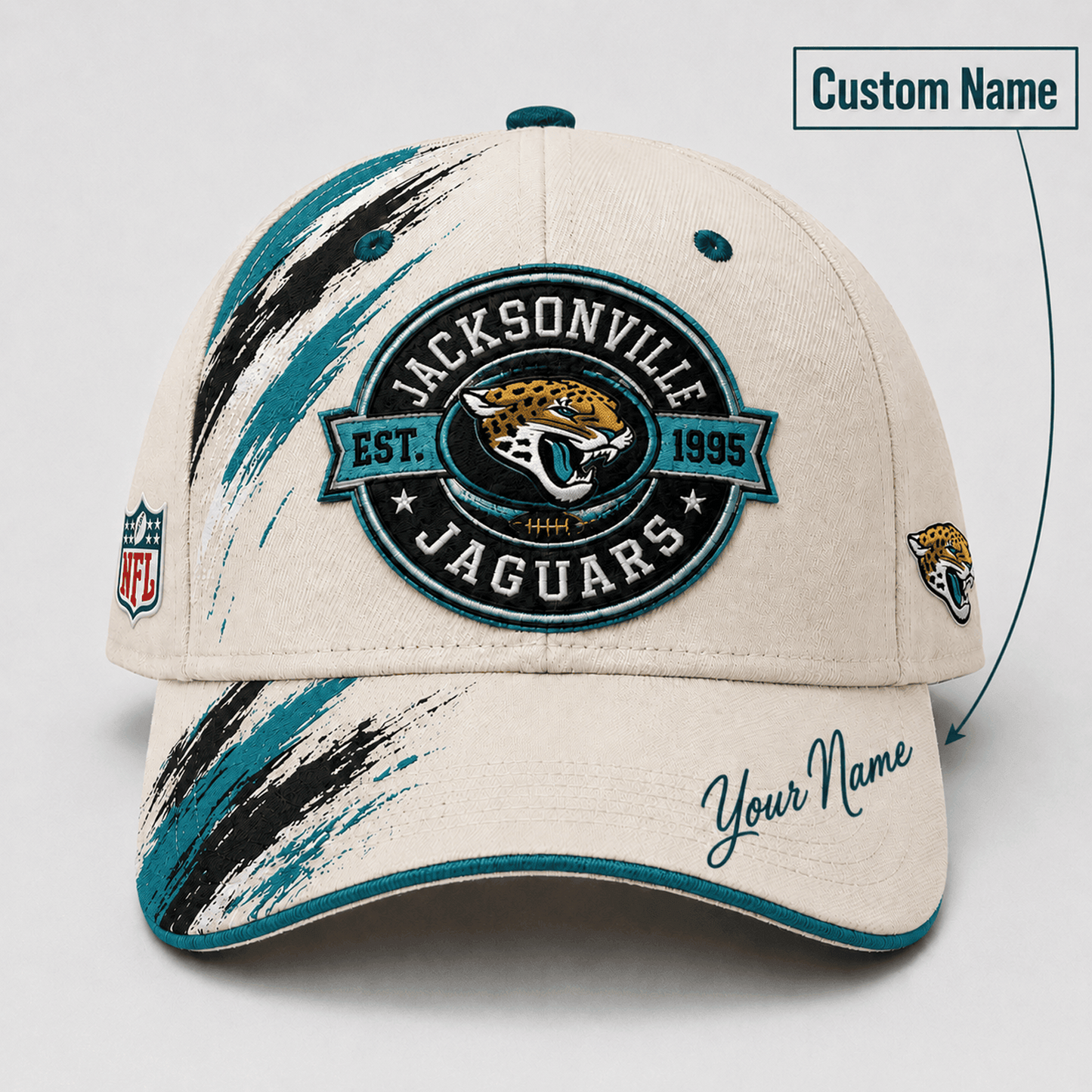 Premium NFL x JAX Custom Name Cap For Football Fans Loving Sporty Style 030726